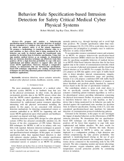 Behavior Rule Specification-based Intrusion