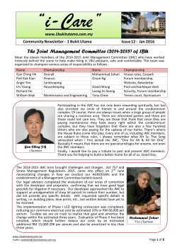 i-Care Issue 12 (January 2016)