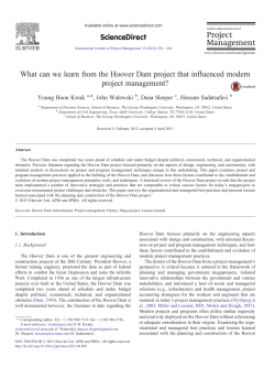 What can we learn from the Hoover Dam project that influenced