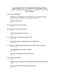 Apocalypse Now: Revelation=s Meaning Today