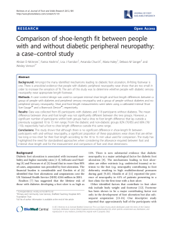 Comparison of shoe-length fit between people with and without