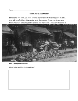 Think like a Muckraker