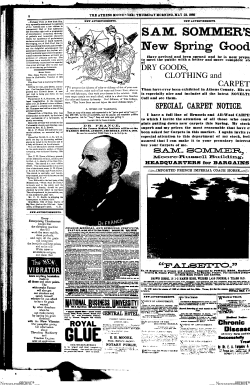 SAM. SOMMER`g New Spring Good