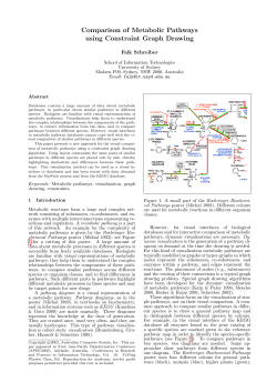 Comparison of Metabolic Pathways using Constraint Graph Drawing