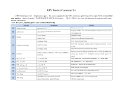 GPS Tracker Command list &ndash; TOP5