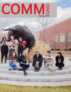 CommUNO Spring 2016 Issue - University of Nebraska Omaha