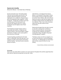 Huerto de la Familia - Presbyterian Mission Agency