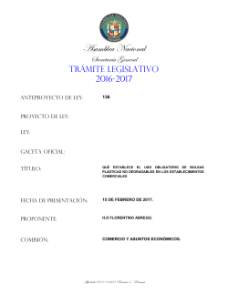 que establece el uso obligatorio de bolsas pl&aacute;sticas no degradables