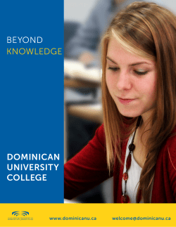 DUC Days - Dominican University College