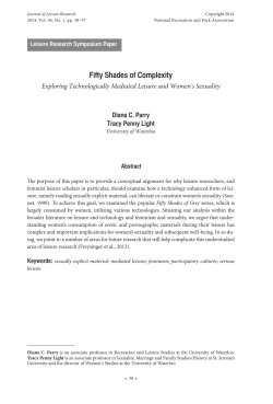 Fifty Shades of Complexity - National Recreation and Park Association