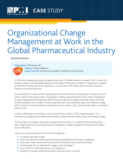 Organizational Change Management at Work in the Global