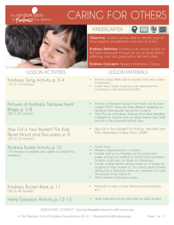 CARinG FOR OTHERS - Newtown Kindness