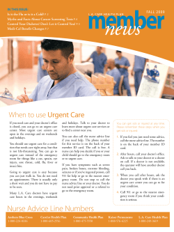 Nurse Advice Line Numbers