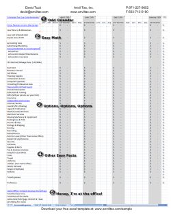 5 Snapshots Anvil Tax Guide