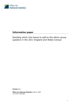 Ethnic group prioritisation tool v1.1