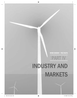 industry and markets - Wind Energy
