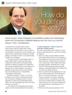 How do you define toxicity?