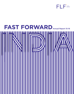 Annual Report 2015 - 16 - Future Lifestyle Fashions