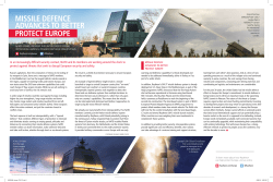 missile defence advances to better protect europe