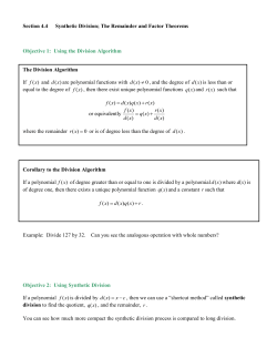 Section 4.4 Class Notes
