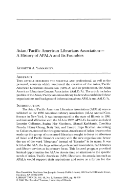 Asian/Pacific American Librarians Association