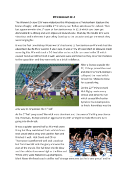 BBC News School Twickenham report