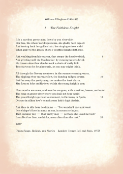 1 The Faithless Knight