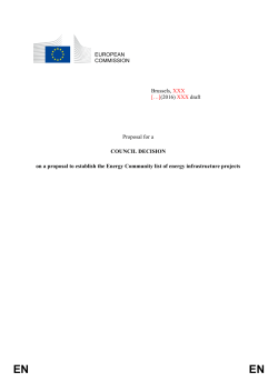 (2016) XXX draft Proposal for a COUNCIL DECISION on a proposal