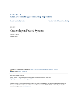 Citizenship in Federal Systems
