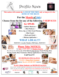 Profilo News - Profilo Day Spa