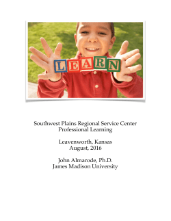 Southwest Plains Regional Service Center Professional Learning