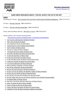 some great resources about / for dr. seuss`s the cat in the hat!