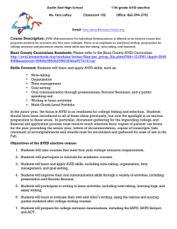 Knox County Curriculum Standards: Please refer to the Knox County