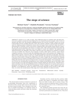 The siege of science