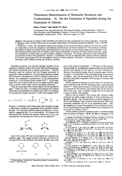 Theoretical determination of molecular structure and conformation