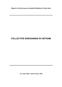 collective bargaining in vietnam - AP-IRNet