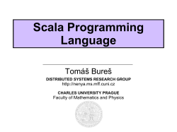 Scala Programming Language