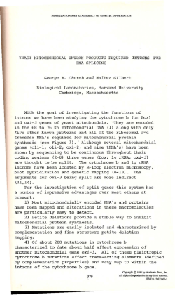 George M. Church and Walter Gilbert Biological