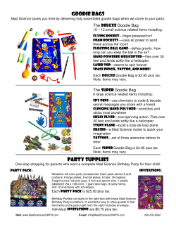 Goodie B ags Party Supplies