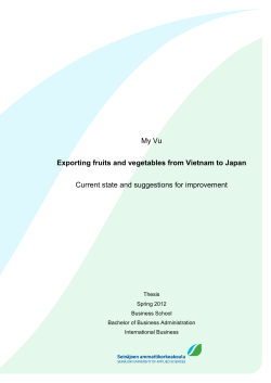 My Vu Exporting fruits and vegetables from Vietnam to