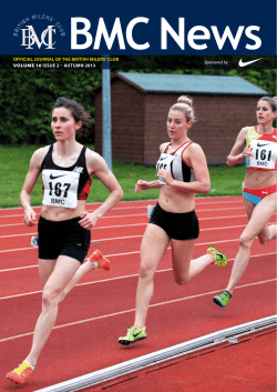 Autumn 2013 - British Milers Club