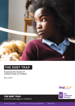 The Debt Trap - The Children`s Society
