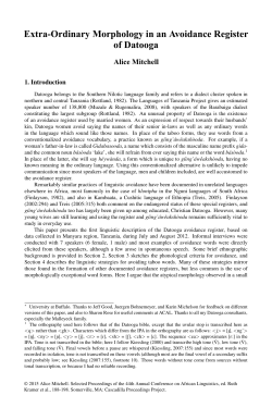 complete paper - Cascadilla Proceedings Project