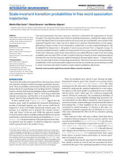 Scale-invariant transition probabilities in free word association