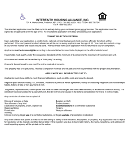 INTERFAITH HOUSING ALLIANCE, INC.