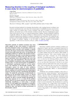 study of the directionality of coupling between nonlinear
