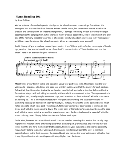 Hymn Reading 101
