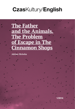 The Father and the Animals. The Problem of Escape