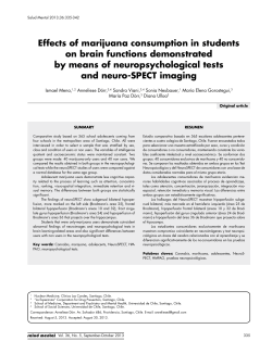 Effects of marijuana consumption in students on