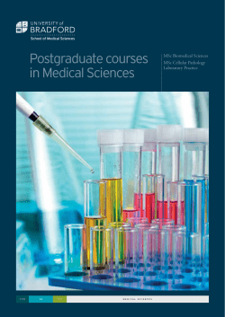 Postgraduate courses in Medical Sciences